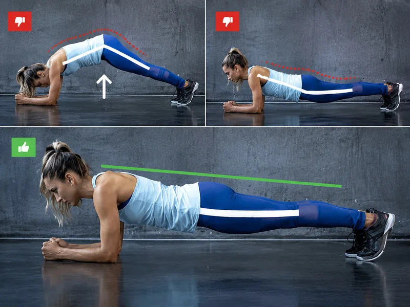 Nhận biết lỗi sai khi tập plank giúp cải thiện kỹ thuật và tránh ảnh hưởng đến hiệu quả luyện tập.